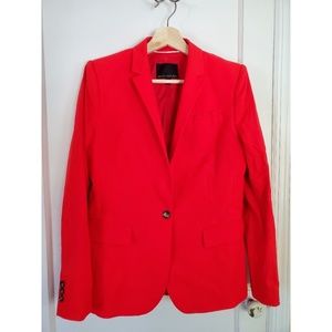 Cherry Red Banana Republic Blazer